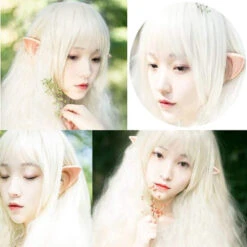 6 Pairs Fairy Pixie Elf Ears,Latex Fairy Pixie Elf,Fairy Goblin Vampire Elven Ears For Cosplay Halloween Christmas Any Themed Party (2 Sizes,3 Colours) -Funko Favour 6 101