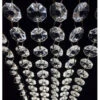 16.4FT Magnificent Crystal Acrylic Gems Bead Strands, Manzanita Crystals, Tree Garlands, Christmas Wedding Party Celebration Decoration (16FT(5M)) -Funko Favour 6 1038