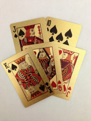 24K Gold Plated Playing Cards (Perfect For Christmas) (Gold) By E FAST CE4 4 24K Gold Plated Playing Cards (Perfect For Christmas) (Gold) By E FAST CE4 - Image 2