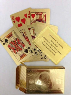 24K Gold Plated Playing Cards (Perfect For Christmas) (Gold) By E FAST CE4 14 24K Gold Plated Playing Cards (Perfect For Christmas) (Gold) By E FAST CE4 -Funko Favour 6 108