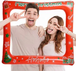 LOKIPA Christmas Inflatable Selfie Photo Frame Blow Up Picture Photo Booth Prop Frame For Birthday Wedding Bridal Shower (70cm X 80cm ) 11 LOKIPA Christmas Inflatable Selfie Photo Frame Blow Up Picture Photo Booth Prop Frame For Birthday Wedding Bridal Shower (70cm X 80cm ) -Funko Favour 6 1084