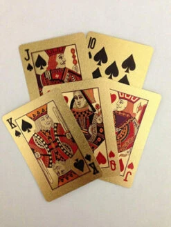 24K Gold Plated Playing Cards (Perfect For Christmas) (Gold) By E FAST CE4 15 24K Gold Plated Playing Cards (Perfect For Christmas) (Gold) By E FAST CE4 -Funko Favour 6 109