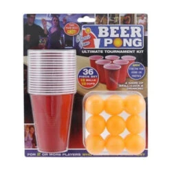 36 Piece Set Beer Pong Game - Stag & Hen Parties - Christmas - Holiday Games.