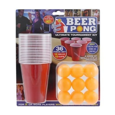 36 Piece Set Beer Pong Game - Stag & Hen Parties - Christmas - Holiday Games. 2 36 Piece Set Beer Pong Game - Stag & Hen Parties - Christmas - Holiday Games.