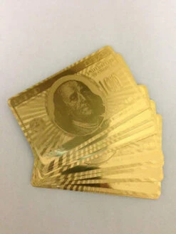 24K Gold Plated Playing Cards (Perfect For Christmas) (Gold) By E FAST CE4 17 24K Gold Plated Playing Cards (Perfect For Christmas) (Gold) By E FAST CE4 -Funko Favour 6 111