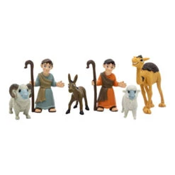 Nativity Playset For Children 19 Pieces By BibleToys. Includes Mary, Joseph, Baby Jesus. Christmas Toys For Children -Funko Favour 6 1159