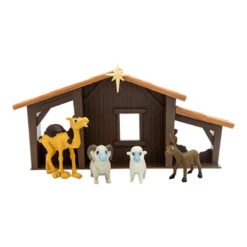 Nativity Playset For Children 19 Pieces By BibleToys. Includes Mary, Joseph, Baby Jesus. Christmas Toys For Children -Funko Favour 6 1160