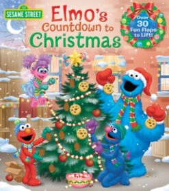 Elmo's Countdown To Christmas (Sesame Street) (Lift-The-Flap) [Board Book]