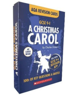 Scholastic A Christmas Carol AQA English Literature (GCSE Grades 9-1 Revision Cards)
