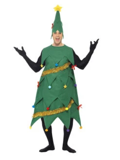 Smiffy's New Deluxe Christmas Tree Costume With Tunic And Hat (Green) -Funko Favour 6 130