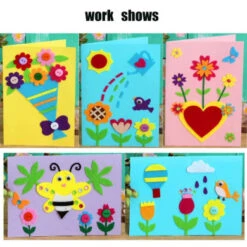 Card Making Kits DIY Handmade Greeting Card Kits For Kids, Christmas Card Folded Cards And Matching Envelopes Thank You Card Art Crafts Crafty Set Gifts For Girls Boys