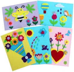 Card Making Kits DIY Handmade Greeting Card Kits For Kids, Christmas Card Folded Cards And Matching Envelopes Thank You Card Art Crafts Crafty Set Gifts For Girls Boys -Funko Favour 6 1317