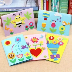Card Making Kits DIY Handmade Greeting Card Kits For Kids, Christmas Card Folded Cards And Matching Envelopes Thank You Card Art Crafts Crafty Set Gifts For Girls Boys -Funko Favour 6 1318