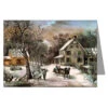 Currier And Ives Christmas American Homestead, Winter Notecard Set -Funko Favour 6 1343