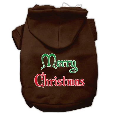 Mirage Pet Products Merry Christmas Screen Print Pet Hoodies 3 Mirage Pet Products Merry Christmas Screen Print Pet Hoodies