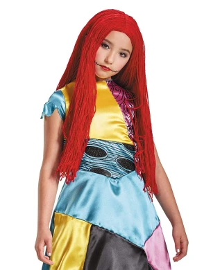 Disguise Girls Sally Nightmare Before Christmas Yarn Wig 3 Disguise Girls Sally Nightmare Before Christmas Yarn Wig