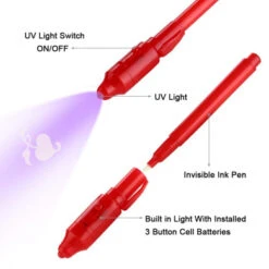 DLUCKY Invisible Ink Pen 28Pcs Latest 2019 Spy Pen With UV Light Magic Marker Kid Pens For Secret Message And Birthday Party,Writing Secret Message For Easter Day Halloween Christmas Party Bag Gift 12 DLUCKY Invisible Ink Pen 28Pcs Latest 2019 Spy Pen With UV Light Magic Marker Kid Pens For Secret Message And Birthday Party,Writing Secret Message For Easter Day Halloween Christmas Party Bag Gift -Funko Favour 6 146