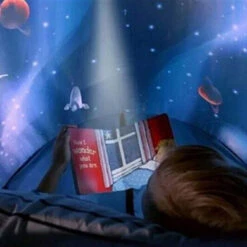 Kids Dream Bed Tent Twin Size - Deluxe Space Adventure & Dinosaur Island & Unicorn & Winter Wonderland Play Tents Boys Girls Pop Up Tents Children Game Tent Magical Playhouse Christmas Birthday Gifts -Funko Favour 6 167