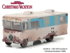 Funko Favour 12 New 1:64 GREENLIGHT COLLECTION - H-D TRUCKS - Beige 1972 Condor II RV From "National Lampoon Christmas Vacation" Movie Diecast Model Car By Greenlight