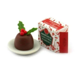 MyTinyWorld Dolls House Miniature Christmas Pudding And Box