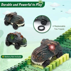 Palotix Dinosaur Toys For 3 Year Old Boys, Dinosaur Train Toys Race Track 170PCS Dinosaur World Road Race Kids Toys Car For 3 4 5 6 Boys Girls Christmas Birthday Gifts -Funko Favour 6 241