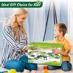 Palotix Dinosaur Toys For 3 Year Old Boys, Dinosaur Train Toys Race Track 170PCS Dinosaur World Road Race Kids Toys Car For 3 4 5 6 Boys Girls Christmas Birthday Gifts -Funko Favour 6 245