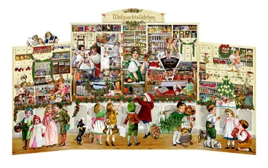 The Tiny Christmas Shop Very Large Pop Up 3D Traditional German Advent Calendar 40 Cm Wide X 40 Cm 3 The Tiny Christmas Shop Very Large Pop Up 3D Traditional German Advent Calendar 40 Cm Wide X 40 Cm