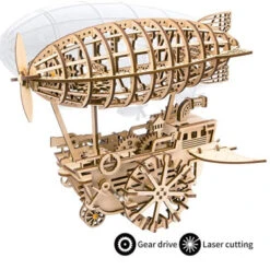 ROKR 3D Laser Cut Puzzles With Gear - Mechanical Model Construction Kits - Air Vehicle Model Building Moving Kit - Engineering Toys - Christmas Birthday Gifts For Teens And Adults 17 ROKR 3D Laser Cut Puzzles With Gear - Mechanical Model Construction Kits - Air Vehicle Model Building Moving Kit - Engineering Toys - Christmas Birthday Gifts For Teens And Adults -Funko Favour 6 271