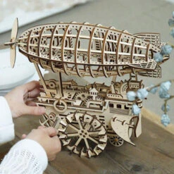 ROKR 3D Laser Cut Puzzles With Gear - Mechanical Model Construction Kits - Air Vehicle Model Building Moving Kit - Engineering Toys - Christmas Birthday Gifts For Teens And Adults 19 ROKR 3D Laser Cut Puzzles With Gear - Mechanical Model Construction Kits - Air Vehicle Model Building Moving Kit - Engineering Toys - Christmas Birthday Gifts For Teens And Adults -Funko Favour 6 273