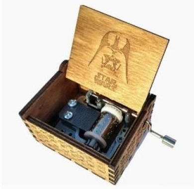 Antique Carved Wooden Music Box Hand Cranked Music: Game Of Thrones, Harry Potter, Merry Christmas Theme Gift (Moana, Wood) 5 Antique Carved Wooden Music Box Hand Cranked Music: Game Of Thrones, Harry Potter, Merry Christmas Theme Gift (Moana, Wood) - Image 3