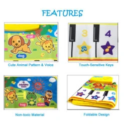 Fresh Household Piano Mat, Kids Music Mat Dance Mat Playmat Education Toy Birthday Christmas Easter Day Gift For Boys Girls -Funko Favour 6 304