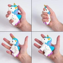 NUTTY TOYS Super Slow Rising Jumbo Squishy Unicorn - Best Birthday Gift, Top Christmas Toy & Unique Stocking Stuffer Present Idea For Kids 2018 - Soft & Scented Kawaii Narwhal For Boys Girls & Adults -Funko Favour 6 319
