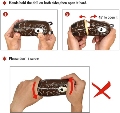 HYCLES Nesting Dolls Russian Matryoshka Wood Stacking Nested Dog Set For Kids Handmade Toys For Children Kids Christmas Birthday Decoration Halloween Wishing Gift 8 HYCLES Nesting Dolls Russian Matryoshka Wood Stacking Nested Dog Set For Kids Handmade Toys For Children Kids Christmas Birthday Decoration Halloween Wishing Gift - Image 6