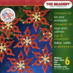 Beadery BOK-5932 Holiday Beaded Ornament Kit, Christmas Chandeliers