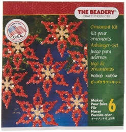Beadery BOK-5932 Holiday Beaded Ornament Kit, Christmas Chandeliers -Funko Favour 6 351