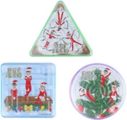 HENBRANDT 6 X Mini Elfin Around Christmas Xmas Maze Puzzle Boys Girls Toys Party Favour Stocking Filler