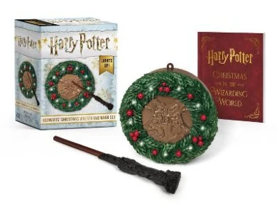 Harry Potter: Hogwarts Christmas Wreath And Wand Set: Lights Up! 3 Harry Potter: Hogwarts Christmas Wreath And Wand Set: Lights Up!