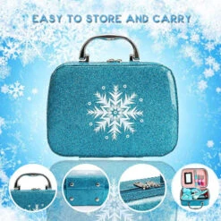 Fabely Washable Makeup Kit Pretend Play Toy For Girl Applies Like Real Makeup But Washes Off Easily Toddler Makeup Toy Perfect Christmas Birthday Gifts For 4 5 6 7 8 Years Old Little Girls -Funko Favour 6 404