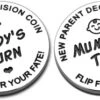 New Baby Gifts For Mom Daddy Funny Parent Decision Coin For Women Men Pregnancy Mothers For First Time Moms Dads Christmas Birthday Present Mummy To Be Double-Sided -Funko Favour 6 424