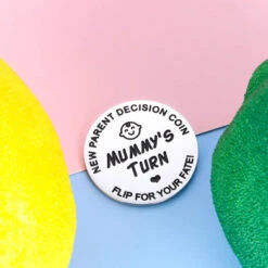 New Baby Gifts For Mom Daddy Funny Parent Decision Coin For Women Men Pregnancy Mothers For First Time Moms Dads Christmas Birthday Present Mummy To Be Double-Sided -Funko Favour 6 426