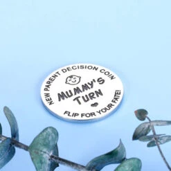 New Baby Gifts For Mom Daddy Funny Parent Decision Coin For Women Men Pregnancy Mothers For First Time Moms Dads Christmas Birthday Present Mummy To Be Double-Sided -Funko Favour 6 428