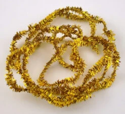 New Dolls House Miniature Christmas Tree Decoration Gold Xmas Tinsel 425