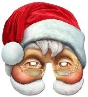 Santa Claus Christmas Mask 3 Santa Claus Christmas Mask