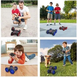 MaxTronic RC Cars, Remote Control Car Toy Vehicle 4WD 2.4Ghz 8 Mph Racing Stunt Car Double Sided 360°Rotation & Flips, Kids Toy Car For Boys & Girls Birthday Christmas -Funko Favour 6 445