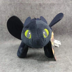 Naisidier 1pc How To Train Your Dragon Toothless Night Fury Plush Toy Soft Doll Kids Gift Dragon Plush With Embroidered Eyes Soft Stuffed Animals Toys (9in 23cm) Christmas Toy Gift