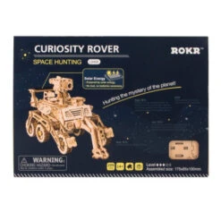 ROKR Assemble Solar Energy Powered Cars-Moveable 3d Wooden Puzzle Toys-Funny Teaching Educational-Home Deco-Model Building Sets-Best Christmas,Birthday Gift For Boys,Children,adult (Curiosity Rover) -Funko Favour 6 478