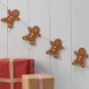 Ginger Ray Wooden Gingerbread Man Christmas Party Bunting Decoration - Vintage Noel -Funko Favour 6 485