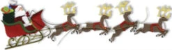 Jolees Christmas Stickers, Sleigh And Reindeer