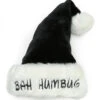 Bah Humbug Plush Black Santa Christmas Hat -Funko Favour 6 508