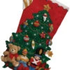 Bucilla 18-Inch Christmas Stocking Felt Applique Kit, 86303 Under The Tree -Funko Favour 6 514